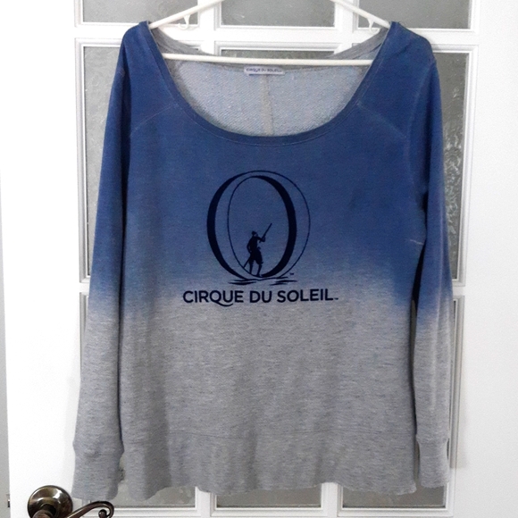 Brand new Cirque du Soleil O ombré Dip Dyed sweatshirt - Picture 1 of 6
